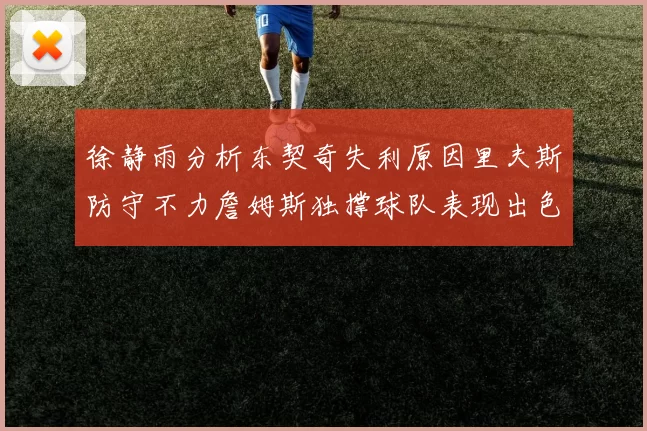 徐静雨分析东契奇失利原因里夫斯防守不力詹姆斯独撑球队表现出色